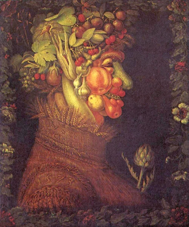 Summer — The Four Seasons — Ripe produce forms a warm-weather portrait.