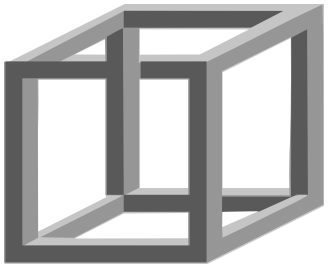 The shape of the cube is impossible - it would not be possible to construct a cube with such a shape.